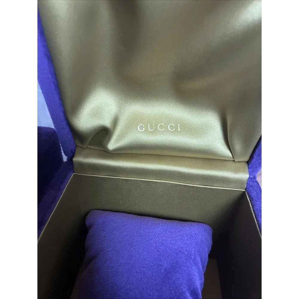 Gucci Box Purple Velvet Bracelet Watch Accessories 5x5x4.5